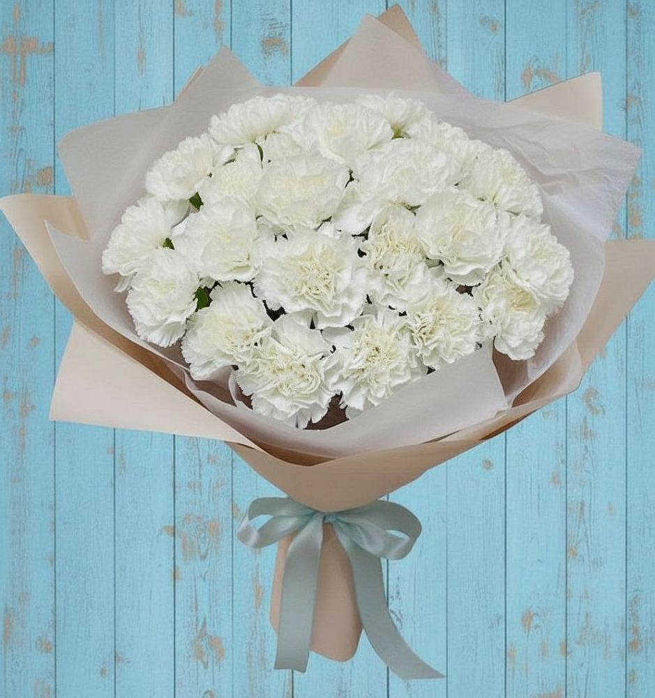 Букет цветов из: Гвоздики в Поведниках