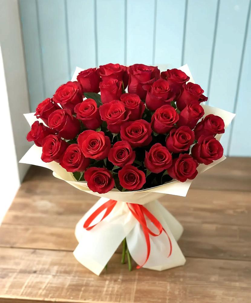 Букет 29 Красных роз в Поведниках