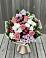 Букет цветов из: Альстромерии, Гвоздики, Розы и Хризантемы в Поведниках