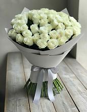 Букет 35 Белых роз в Поведниках