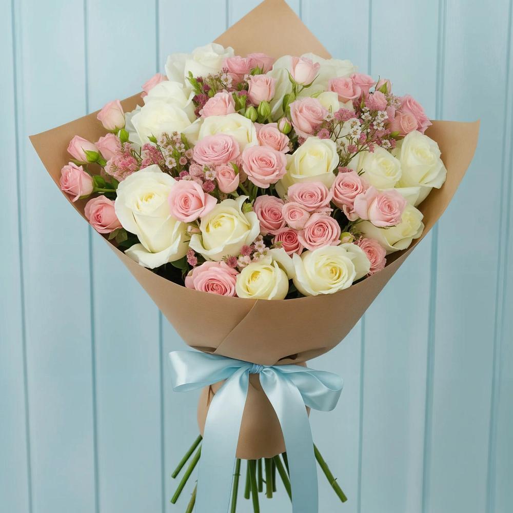 Букет цветов из: Розы в Поведниках