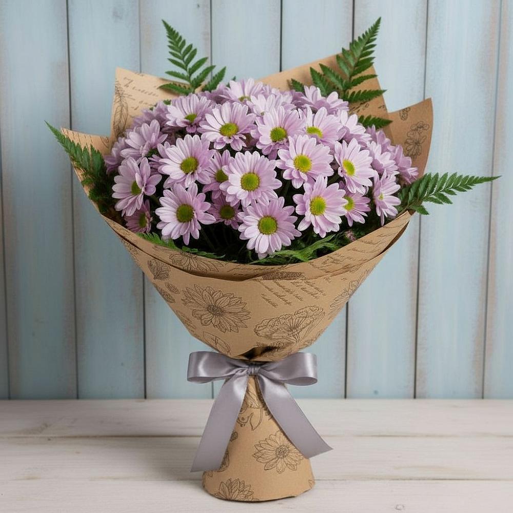 Букет цветов из: Хризантемы в Поведниках