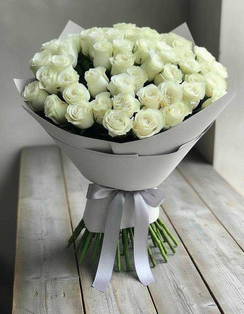 Букет 35 Белых роз в Поведниках