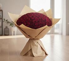 Букет 101 Красная роза в Поведниках