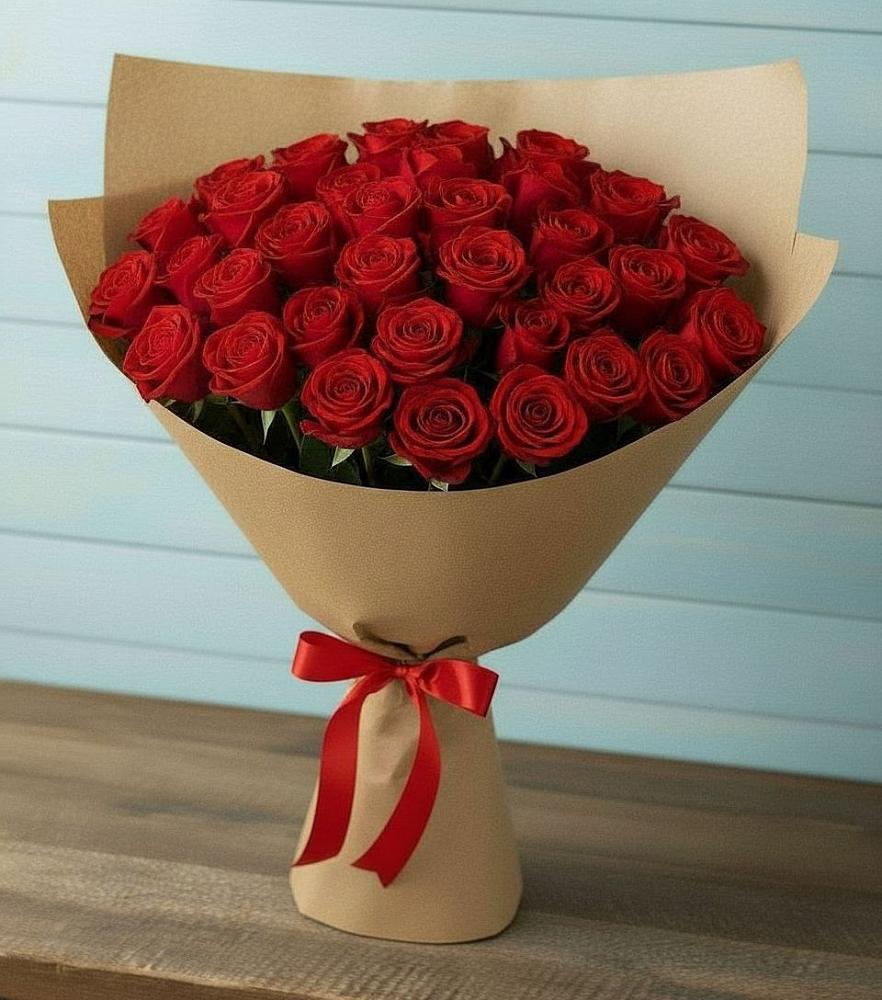 Букет Красные розы Милано в Поведниках