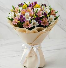 Букет цветов из:  Альстромерии #REPLACE_PRED# Поведниках