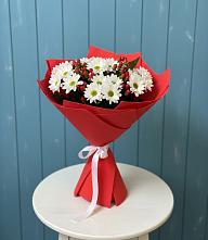 Букет цветов из:  Хризантемы #REPLACE_PRED# Поведниках