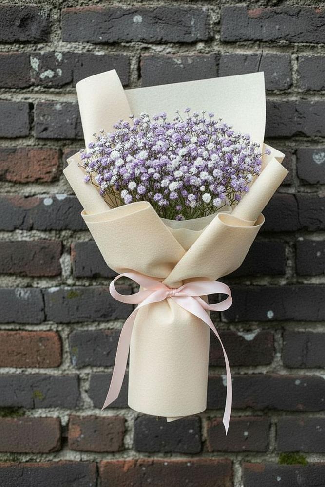 Букет цветов из: Гипсофила в Поведниках