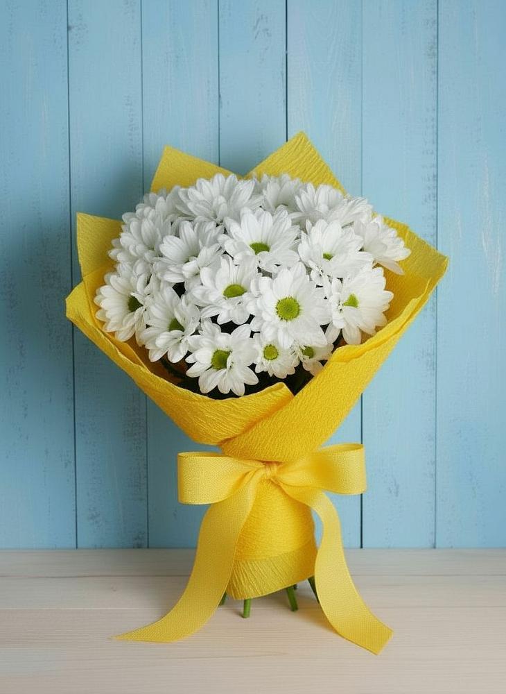 Букет цветов из: Хризантемы в Поведниках