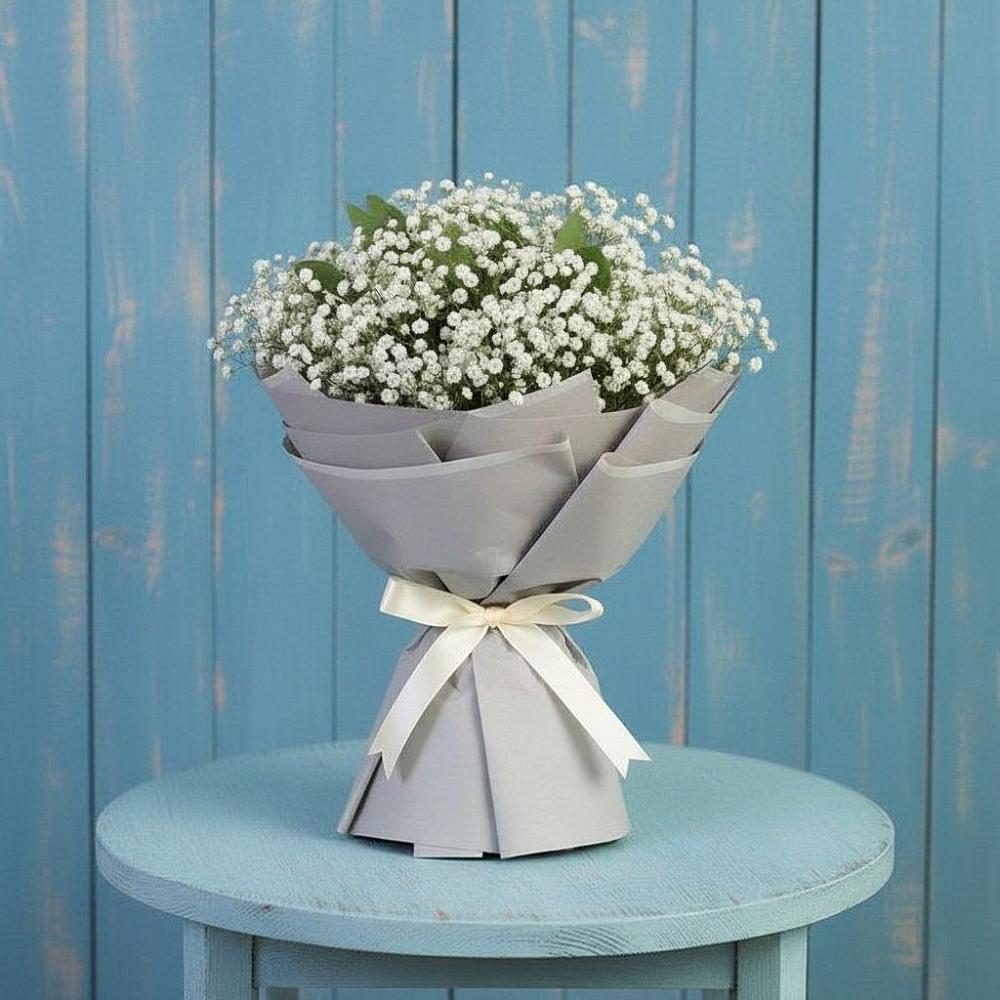 Букет цветов из: Гипсофила в Поведниках