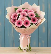 Букет цветов из:  Герберы в Поведниках