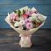 Букет цветов из: Хризантемы, Альстромерии и Розы в Поведниках